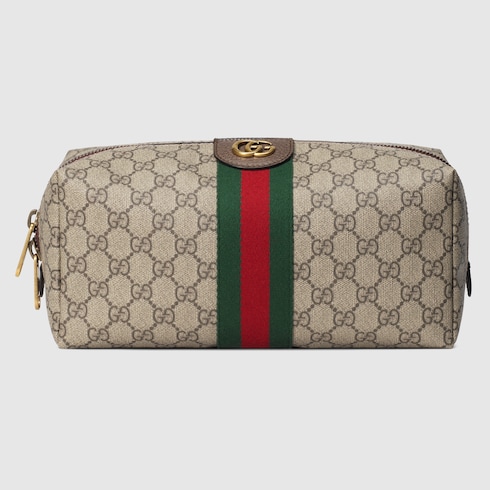 Soft GG Supreme Ophidia Toiletry Case | GUCCI® US