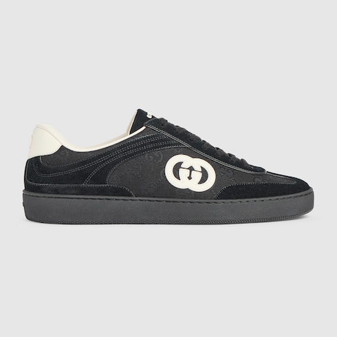 Men's G75 sneaker in black suede | GUCCI® ZA