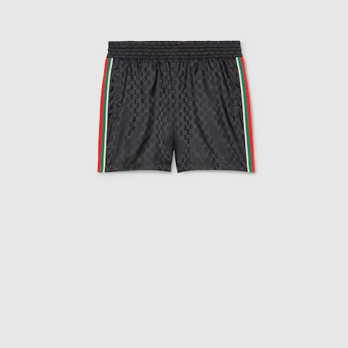 GGプリント ナイロン スイムショートパンツ ・ブラック | GUCCI公式