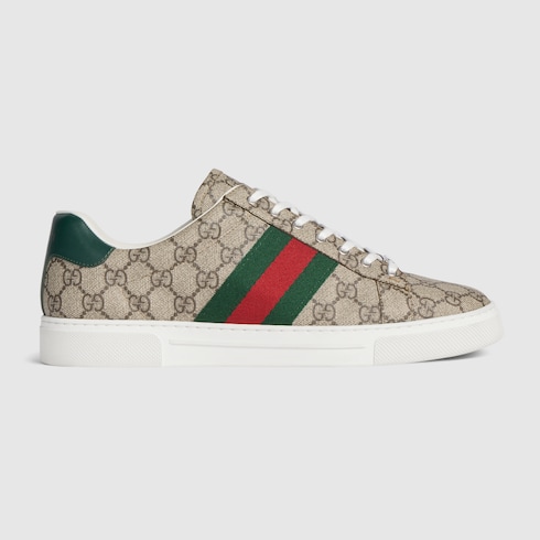 Men's Gucci Ace Trainer with Web - Image 1