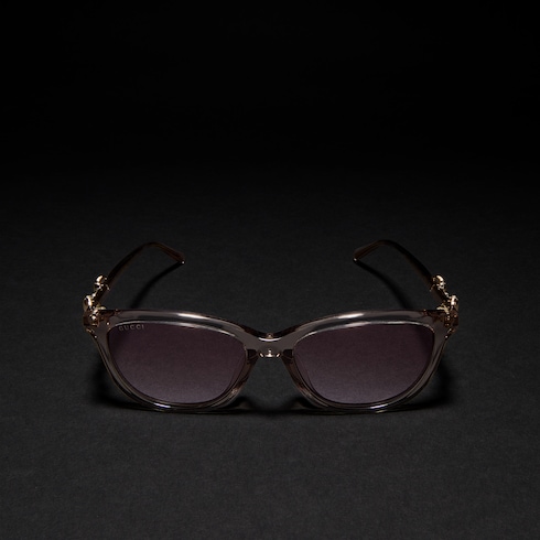 Low nose bridge fit round sunglasses