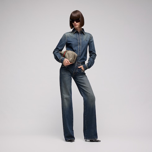 Gucci Savoy系列中号洗漱包