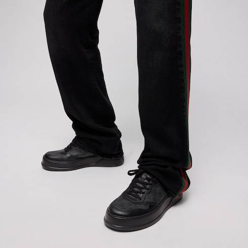 Zapatilla con suela gruesa y GG para hombre