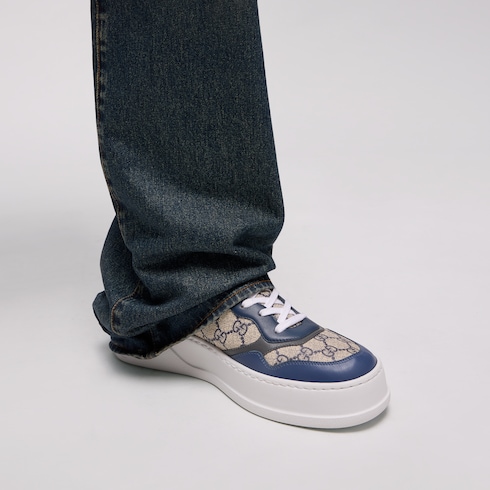 Zapatilla con suela gruesa y GG para hombre