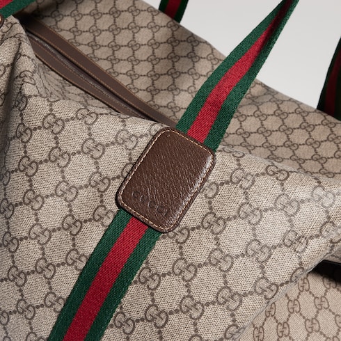 Bolso de viaje mediano con tribanda Web