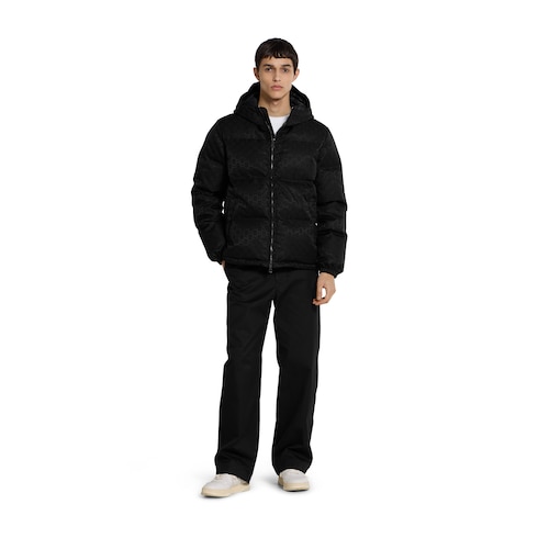 Giacca piumino in tessuto di nylon GG