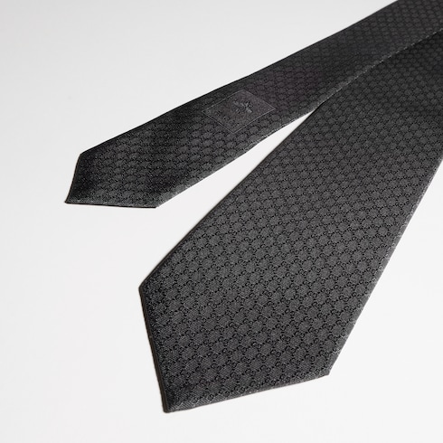 GG silk jacquard tie