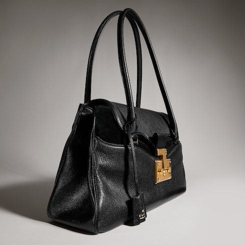 Large tote bag with lock