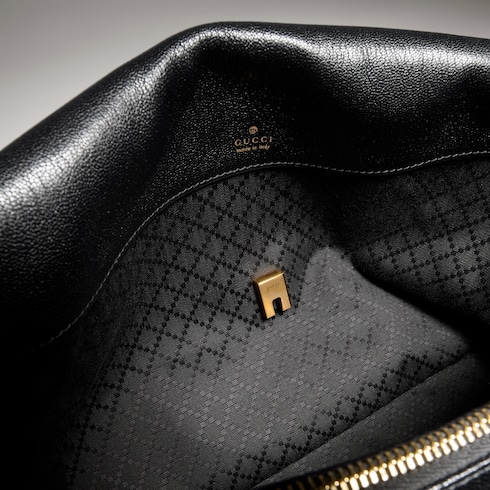 Large tote bag with lock