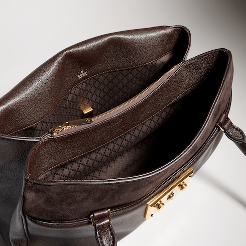 Large tote bag with lock