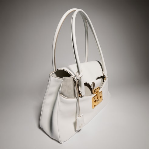 Large tote bag with lock