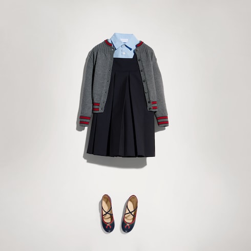 Kinder-Cardigan aus Wolle