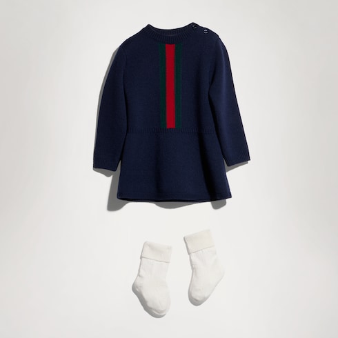 Robe en laine pour bébé