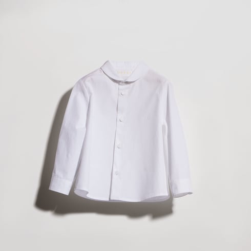 Baby GG polka dot cotton shirt