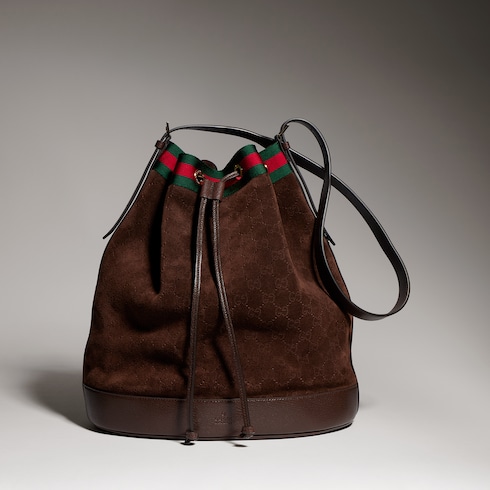 حقيبة دلو كبيرة الحجم من Gucci Venice