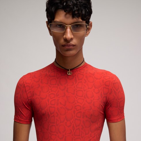 T-shirt imprimé en jersey stretch