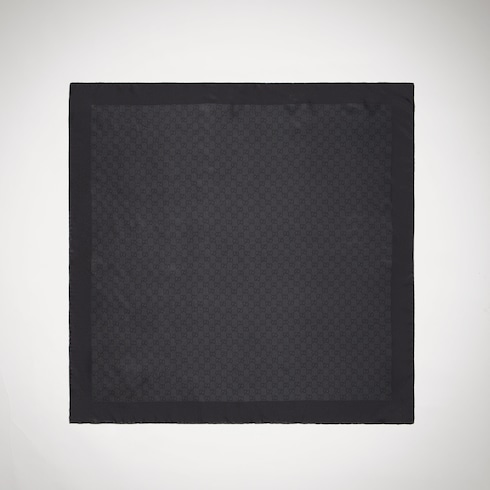Printed silk twill carré