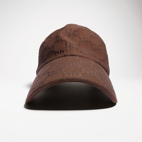 Embossed GG jersey baseball hat