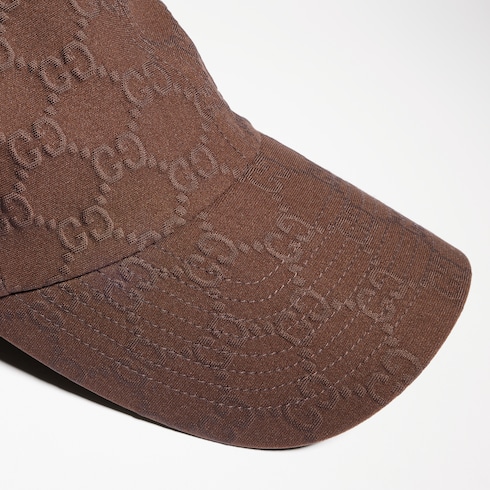 Embossed GG jersey baseball hat