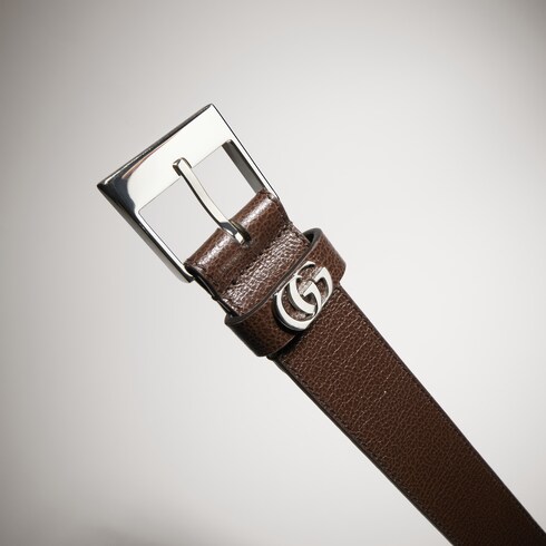 Belt with square buckle