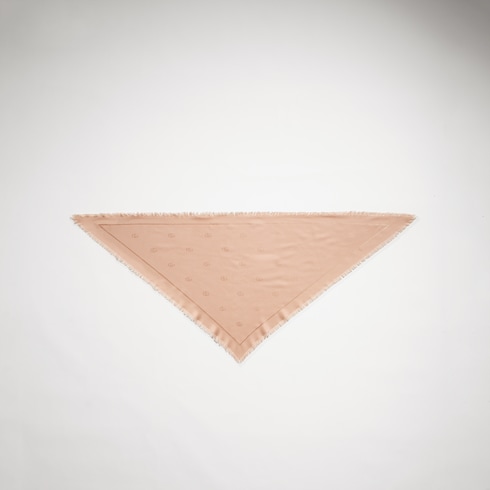 双G桑蚕丝羊毛混纺披肩