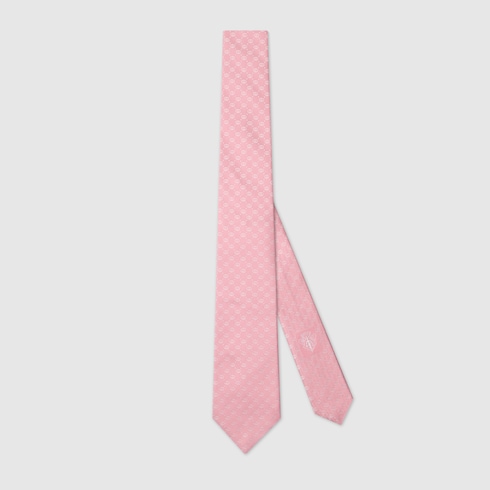 GUCCI インターロッキングG シルクジャカード ネクタイ