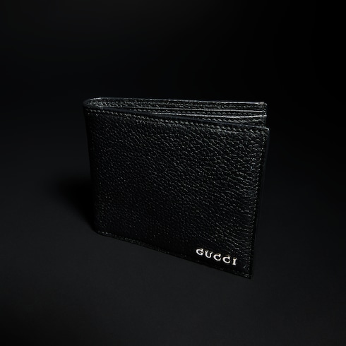 饰Gucci标识双折钱包