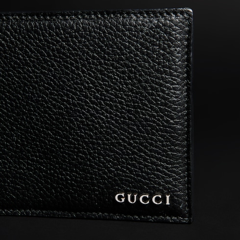 Cartera bi-fold con logotipo Gucci
