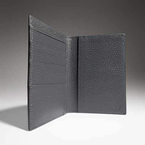 Estuche para pasaporte GG con interior gris
