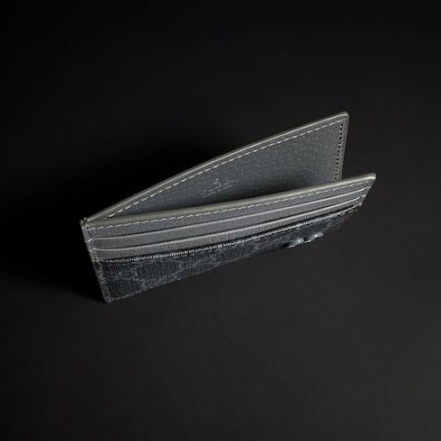 Grey trim GG card case