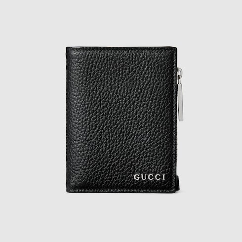 GUCCI ロゴ コインウォレット ・ブラック レザー | GUCCI公式
