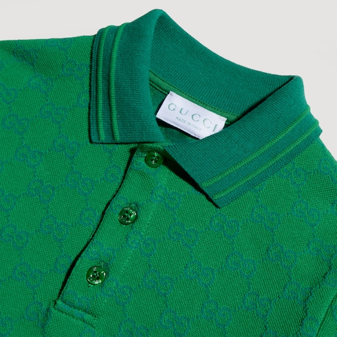 Children's GG cotton polo shirt