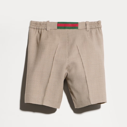 Baby chevron wool shorts