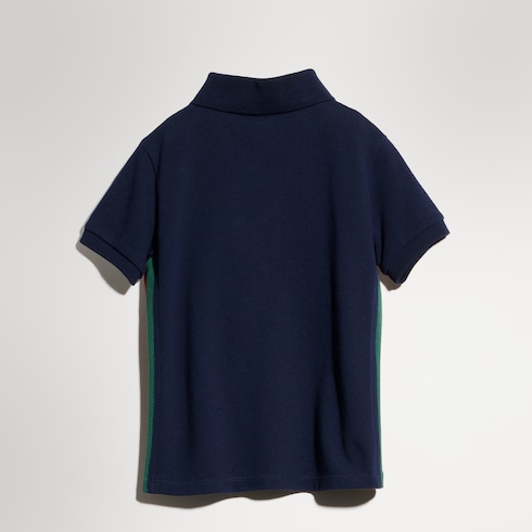 Children's cotton polo shirt