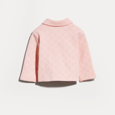 Cardigan neonato in cotone stampato