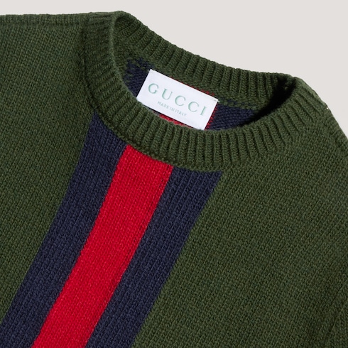 Children's wool sweater with Web