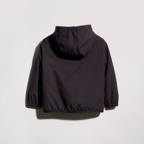 Chaqueta infantil de nylon con cremallera y Web