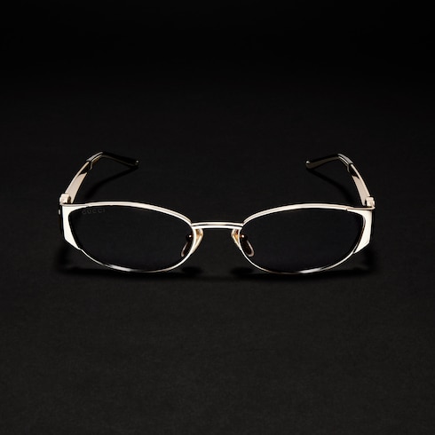 Oval-frame sunglasses