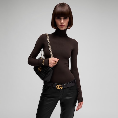 Nahtloses Stretch-Nylon-Jersey-Top