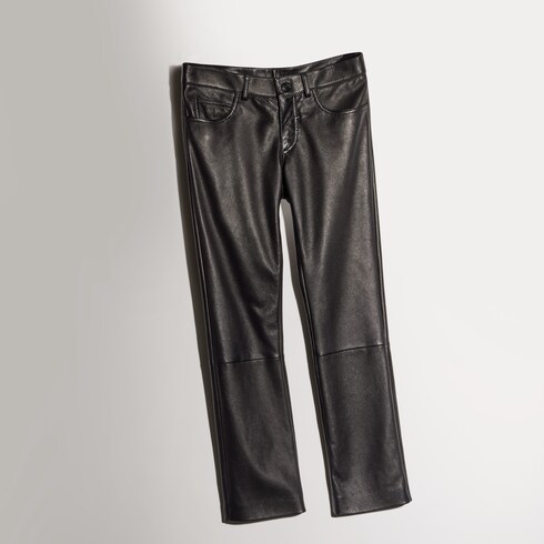 Hose aus weichem Nappaleder