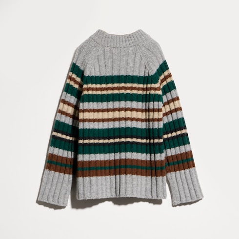 Children's striped wool sweater