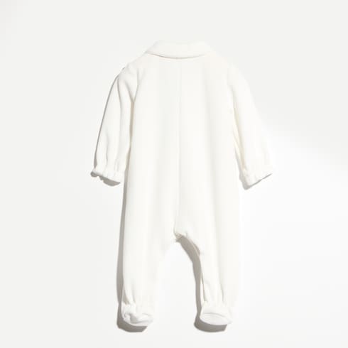 Baby-Einteiler aus Chenille mit Print