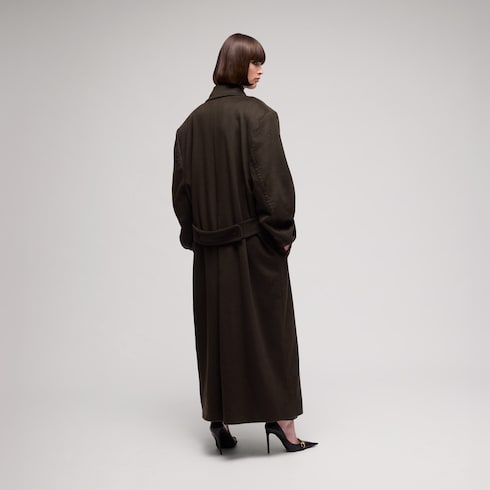 Manteau long en cachemire doux