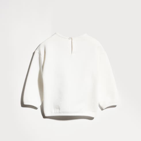 Baby cotton sweatshirt with print