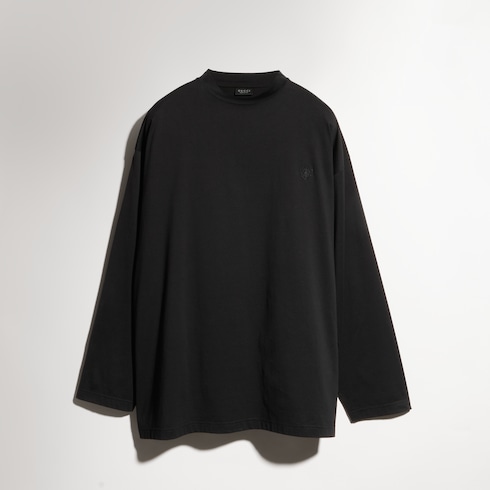 T-shirt in seta e cotone con ricamo