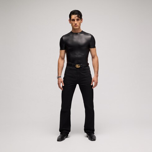 T-shirt en jersey enduit