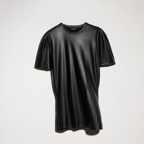 T-shirt en jersey enduit