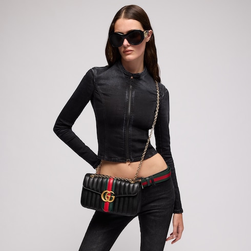 Bolsa para el hombro mediana Jetset GG Marmont