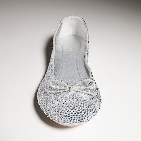 Ballerines à cristaux pour femme avec Bamboo