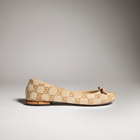 Ballerines à cristaux pour femme avec Bamboo